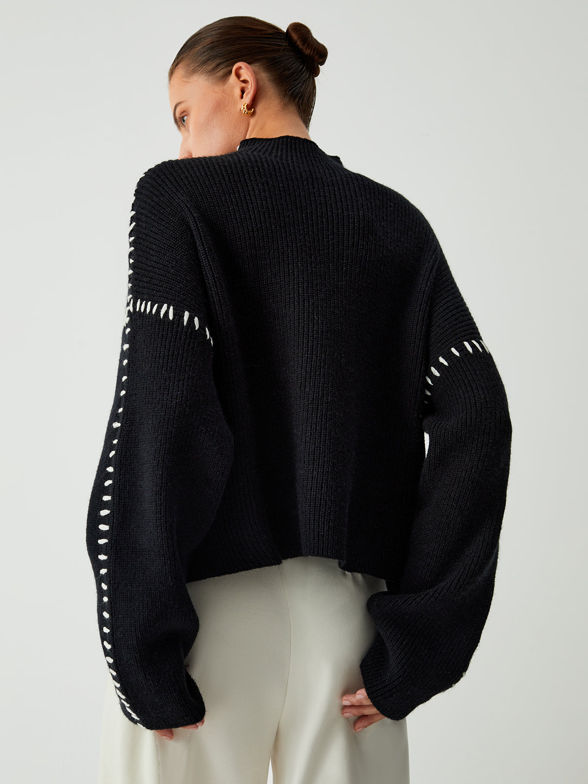 LOIS BLACK KNIT