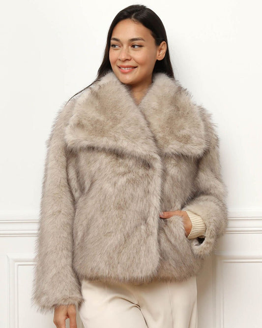 BEAU FAUX FUR JACKET